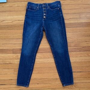 Banana Republic High Rise Dark Blue Jeans
